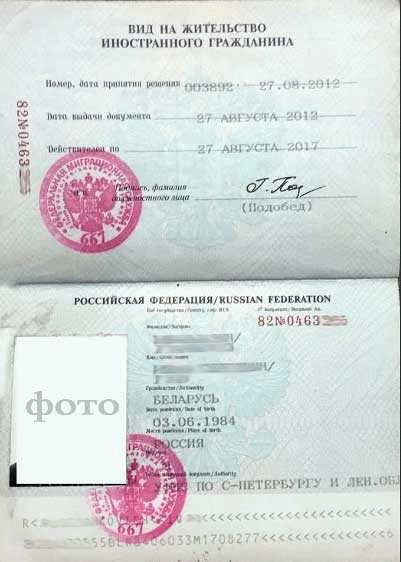 Требования к паспортным документам для ВНЖ Беларуси