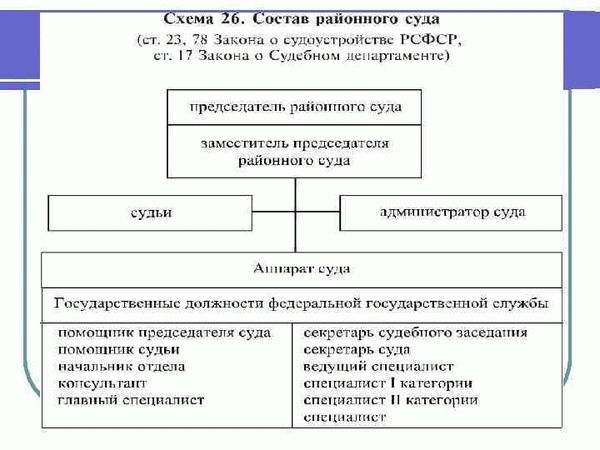 Роль районного суда в уголовном процессе