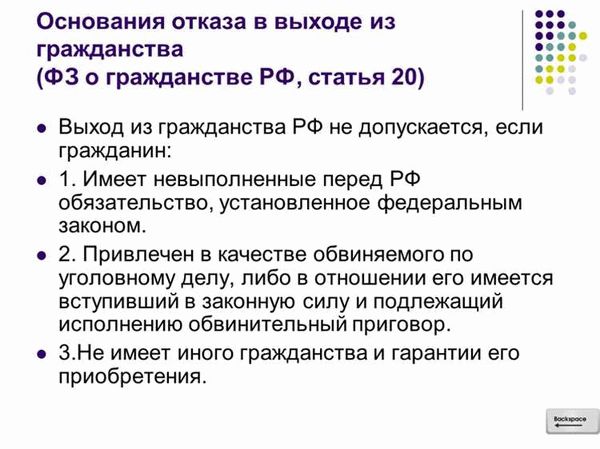 Роль и обязанности заявителя в процессе получения гражданства РФ: