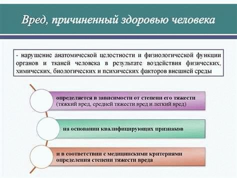 Профессиональные критерии опасности